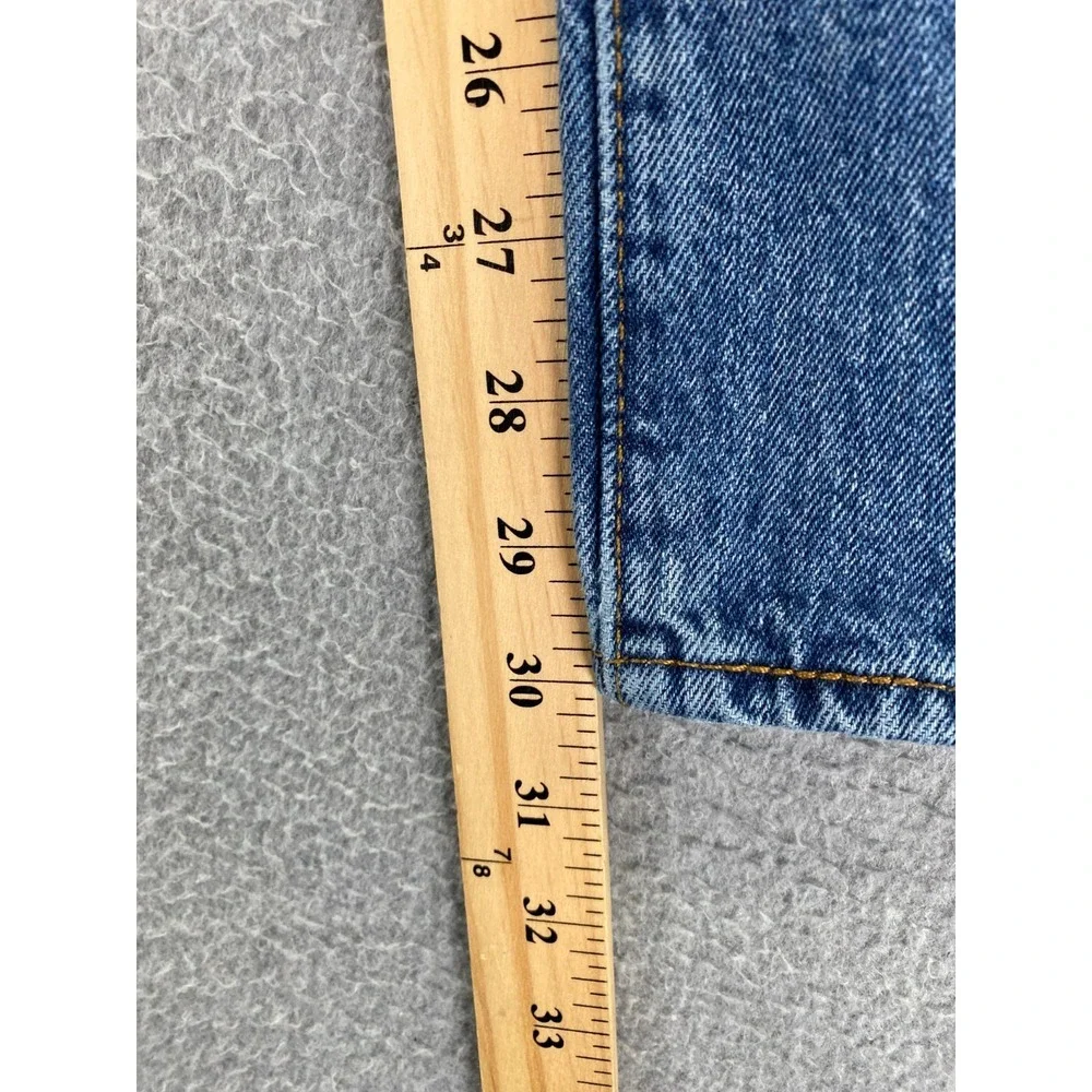Levis‎ 501 Jeans Mens 40x30 Blue Med Wash Denim Button Fly Straight 100% Cotton